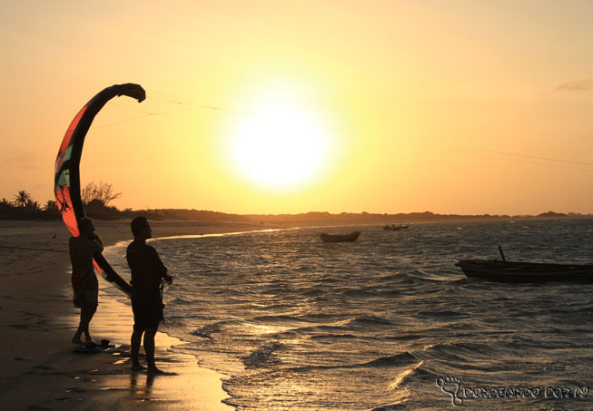 Kite surf em Piauí - Barra grande