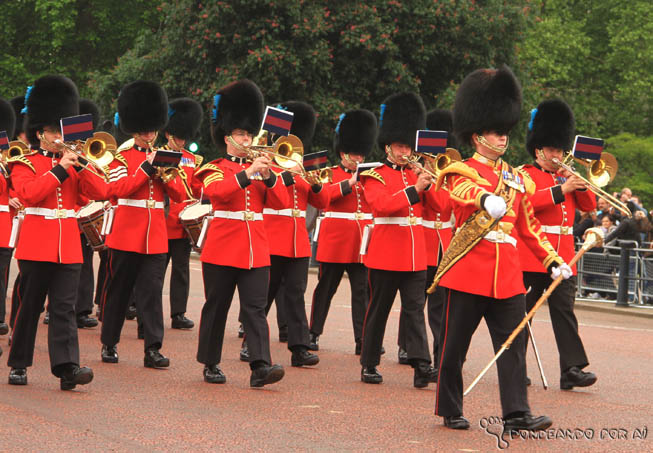 Troca da Guarda real do palácio de Buckingham Beefeater